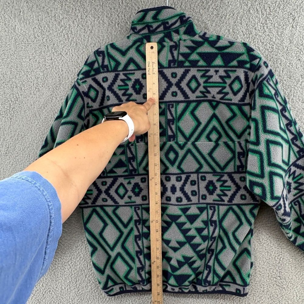 Patagonia Synchilla Aztec Snap T Fleece Pullover Mens XS - Picture 11 of 14